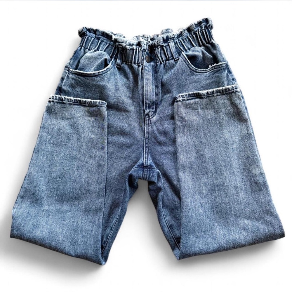 Wild Fable Light Blue High Rise distressed Jeans - Picture 15 of 15